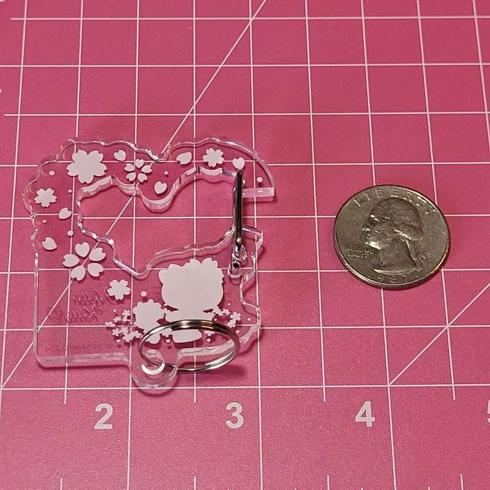 Hello Kitty - Sanrio Pink Sakura Magic Acrylic Carabiner